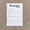 Simple Manifestation Planner | A5 Ring Binder Inserts