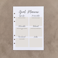 SMART Goal Planner | A5 Ring Binder Inserts