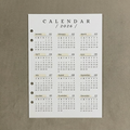2026 Calendar | 2 PACK - A5 Ring Binder Inserts