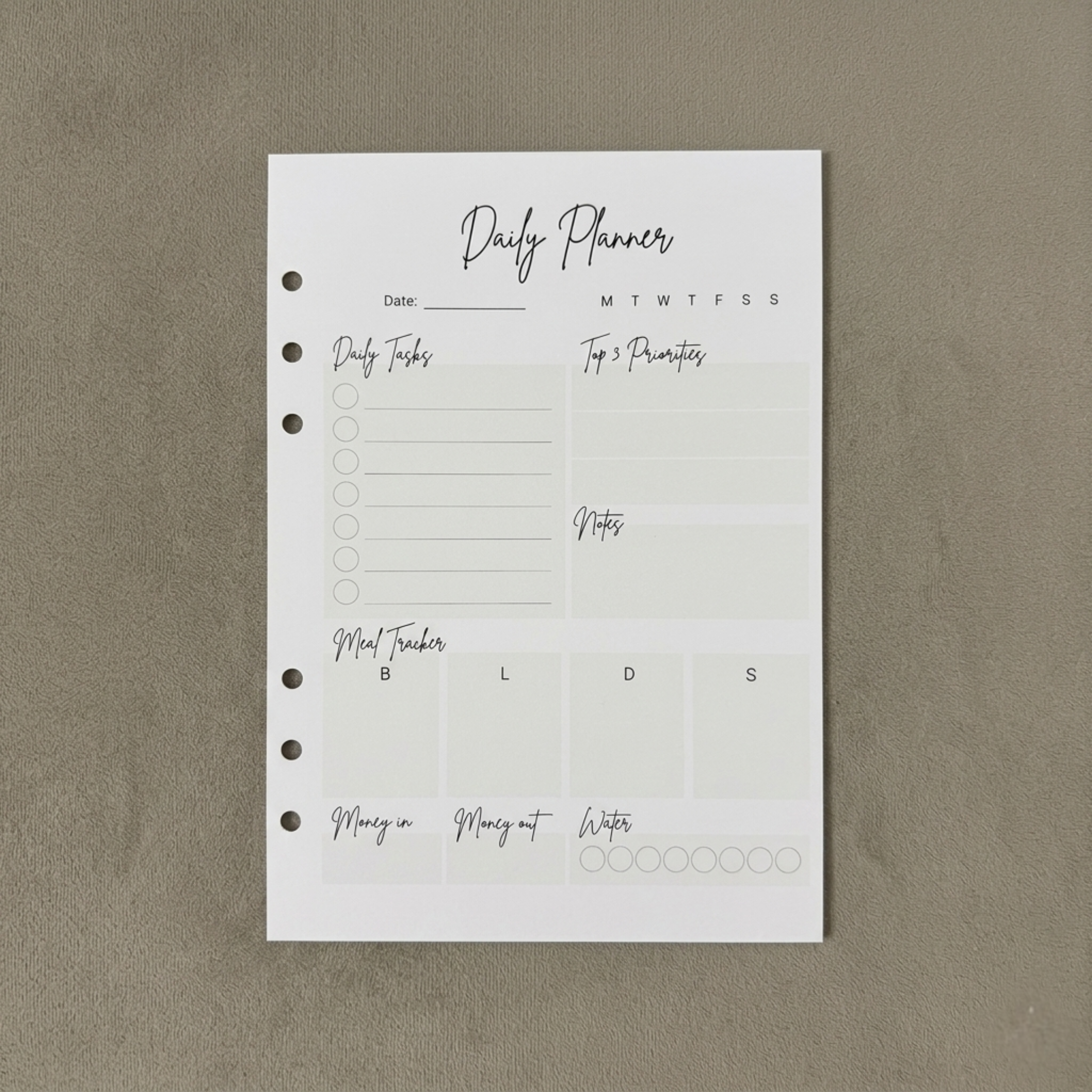 The Everything Daily Planner | A5 Ring Binder Inserts