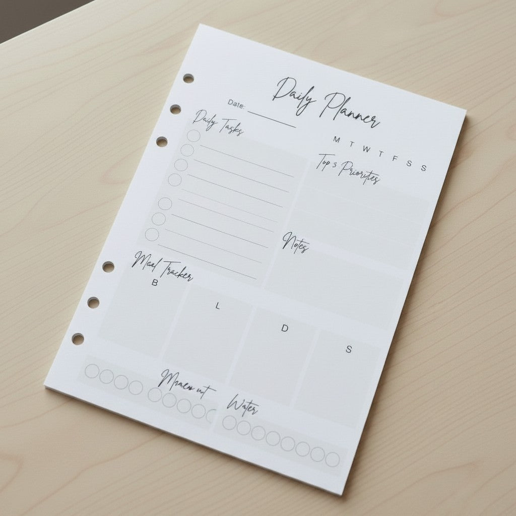 The Everything Daily Planner | A5 Ring Binder Inserts
