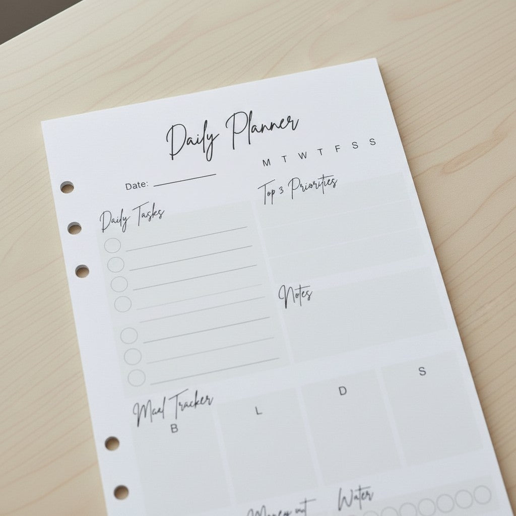 The Everything Daily Planner | A5 Ring Binder Inserts