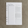 Daily Planner with Gratitude | A5 Ring Binder Inserts