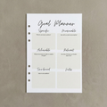 SMART Goal Planner | A5 Ring Binder Inserts
