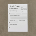 Gratitude Journal | A5 Ring Binder Inserts