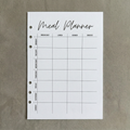 Meal Planner | A5 Ring Binder Inserts