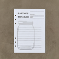 Savings Tracker | A5 Ring Binder Inserts