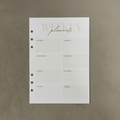 Simple Weekly Planner | A5 Ring Binder Inserts