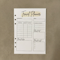 Travel Planner | A5 Ring Binder Inserts