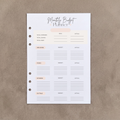 Monthly Budget Planner | 12 PACK - A5 Ring Binder Inserts
