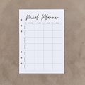 Meal Planner | A5 Ring Binder Inserts