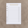 Checklist | A5 Ring Binder Inserts
